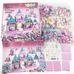 لگو قلعه دخترانه 1000 قطعه مدل DIY 6 In 1 کد 8857 - Image 2