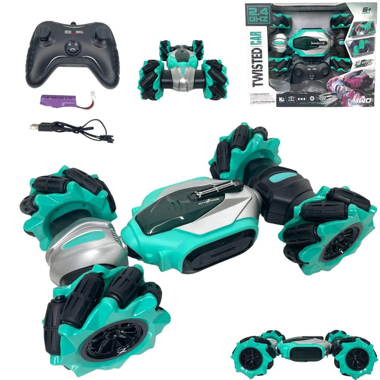 187466803_nc01a-twister-car.webp ماشین کنترلی کرمی برند TWISTED Car کد NC01 - Image 1