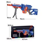 تفنگ اسباب بازی مسلسل سایز بزرگ شارژی مدل EPIC RAGE کد G3 - Image 4