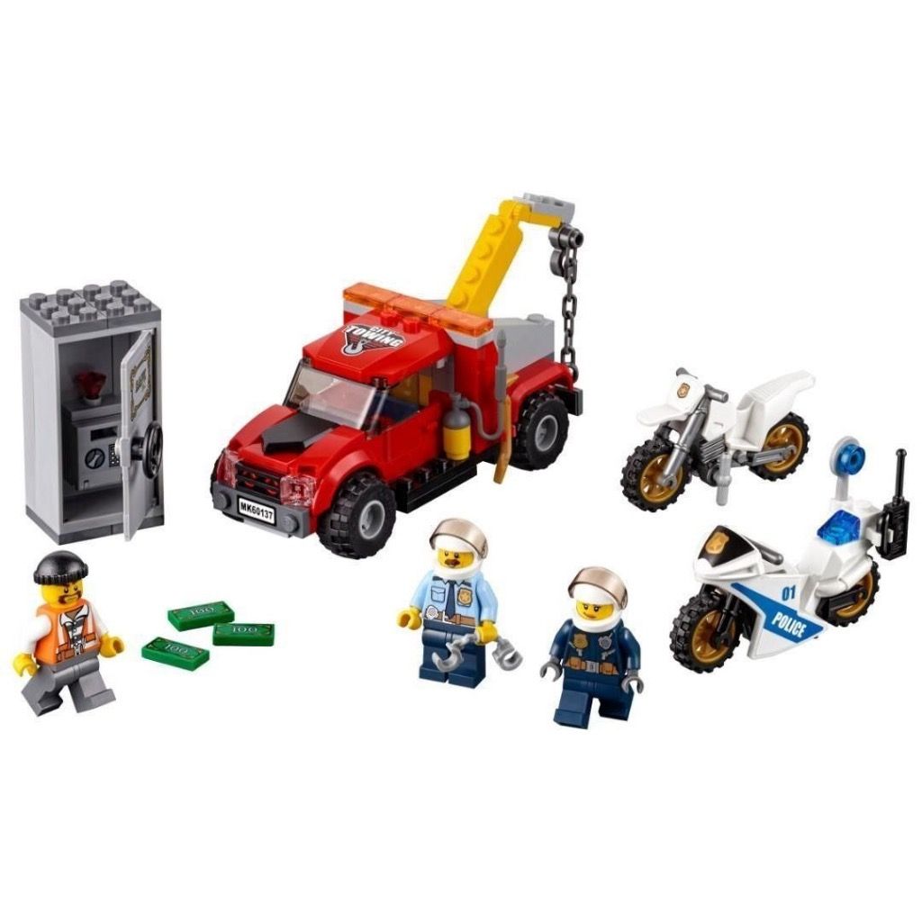 20655_cities_tow_truck_trouble_1674214688_fcdf9446_progressive.jpeg لگو دزد و پلیس مدل CIYES کد 20655 - Image 1