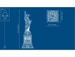 لگو مجسمه آزادی مدل Statue of Liberty کد 20042 - Image 8