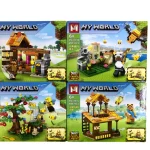 لگو ماینکرافت باکس 4 عددی مدل My World کد MG1181