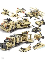 لگو تریلی ارتشی 8in1 مدل ARMY-90 کد 8093 - Image 3