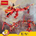 لگو آرشیتکت دایناسور برند DECOOL کد 3120 دارای 3 طرح - Image 5