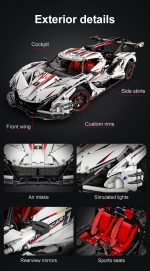 لگو ماشین کنترلی SUPERCAR برند CADA کد C61053 - Image 7