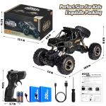 ماشین کنترلی آفرود بدنه فلزی دوربین دار مدل Rock CRAWLER کد 2093 - Image 5