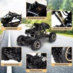 ماشین کنترلی آفرود بدنه فلزی دوربین دار مدل Rock CRAWLER کد 2093 - Image 6