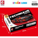 لگو ماشین کنترلی فراری TECHNIAUE برند SEMBO کد 701026 - Image 9