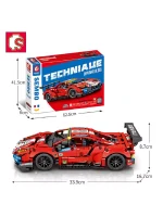 لگو ماشین کنترلی Ferrari برند SEMBO کد 701950 - Image 9