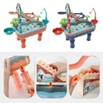 ست ماهیگیری موزیکال و پله پنگوئن مدل Fishing Penguin کد 7713 - Image 7