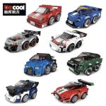 لگو ماشین 4 عددی عقب کش برند DECOOL کد 2600B - Image 5