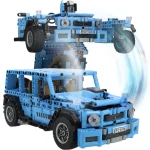 لگو ماشین ترانسفورمر 2in1 عقب کش Building Block کد FC9119 - Image 2