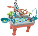 ست ماهیگیری موزیکال و پله پنگوئن مدل Fishing Penguin کد 7713