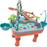 ست ماهیگیری موزیکال و پله پنگوئن مدل Fishing Penguin کد 7713