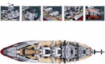 لگو ناو بزرگ جنگی مدل KMS برند SLUBAN کد M38-B1102 - Image 3