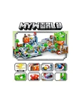 لگو سرزمین شهر ماینکرافت مدل MYWORLD برند LB کد LB1105 - Image 2