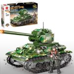 لگو تانک نظامی مدل BATTLE TANK کد 868