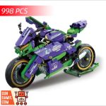 لگو موتور سیکلت Technician مدل EVA-01 برند DK کد 5008