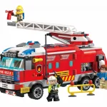 لگو ماشین آتش‌نشانی مدل Fire Rescue برند QMAN کد 2807