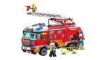 لگو ماشین آتش‌نشانی مدل Fire Rescue برند QMAN کد 2807