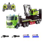 تریلی کنترلی همراه بیل مکانیکی کنترلی برند EXCAVATE TRUCK کد 8010 - Image 5