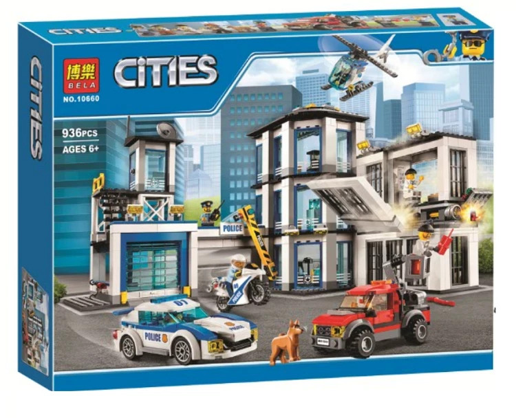 BELA_ensemble_de_Station_de_Police_et_blocs_de_construction_S_rie-4.jpg لگو ایستگاه پلیس برند BELA کد 10660 - Image 1
