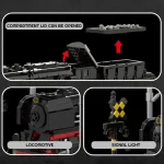 لگو لوکوموتیو مدل BR01 Simulation Train برند DK کد 80016 - Image 4