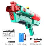 تفنگ آبپاش شارژی حرفه ای مدل TIGER GUN کد 3205