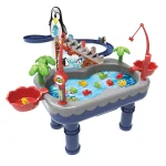 ست ماهیگیری موزیکال و پله پنگوئن مدل Fishing Penguin کد 7713 - Image 2