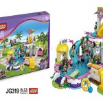 لگو دخترانه پارک آبی مدل Water Park برند JIEGO کد 319