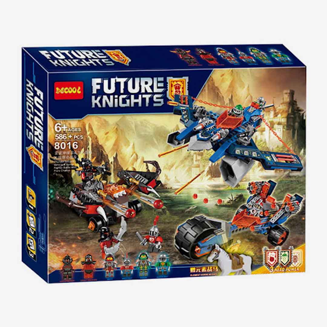 JISI-FUTURE-KNIGHTS-BLOCK-586-PCS-8016.jpg لگو شوالیه نیکسونایت برند JISI کد 8016 - Image 1