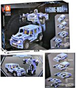لگو ماشین ترانسفورمر 2in1 عقب کش Building Block کد FC9119 - Image 5