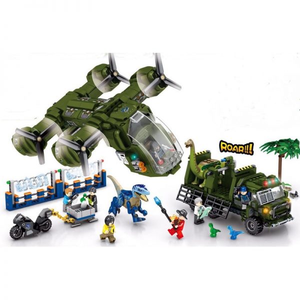SY-1514-Dinosaur-World-Dinosaur-Attack-Dinosaur-Transport-2-600x600-1.jpg لگو حمل و نقل دایناسورها برند SY کد SY1514 - Image 1