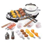 ست اسباب بازی آشپزخانه باطریخور مدل باربیکیو بخار کد 5720 - Image 3