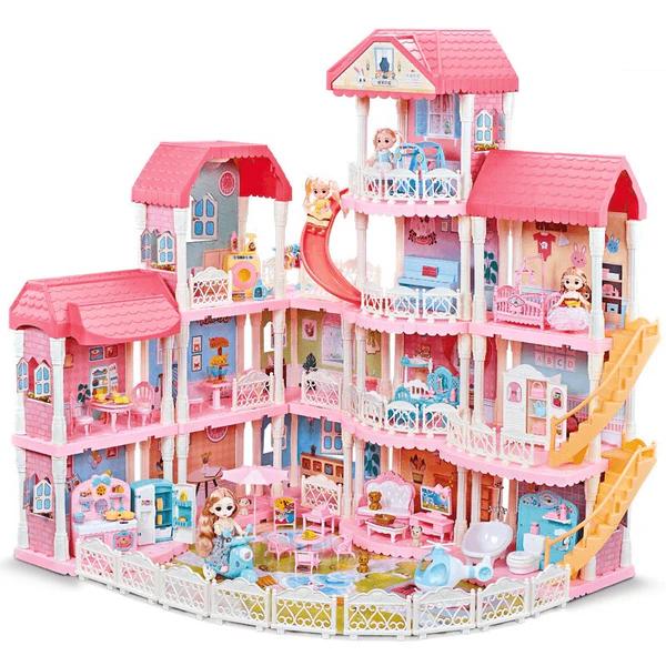 do-choi-nha-bup-be-cho-be-gai4.webp خانه عروسکی بزرگ princess house برند CASTLE کد 7003 - Image 1
