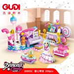 لگو دخترانه خانه پرنسس باکس 4 عددی برند GUDI کد 30005 - Image 3