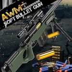 تفنگ اسباب بازی دوربینی پوکه پران مدل AWM کد 012 - Image 4