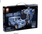 لگو ماشین ترانسفورمر 2in1 عقب کش Building Block کد FC9119 - Image 9