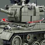 لگو تانک نظامی پاتون مدل Patton Tank برند KAZI کد KY82059 - Image 3