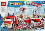 لگو ماشین آتش‌نشانی چند مدل CITY FIRE کد B102