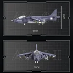لگو هواپیمای جنگنده پیشرفته مدل AV-8II برند JIE STAR کد 61052 - Image 8