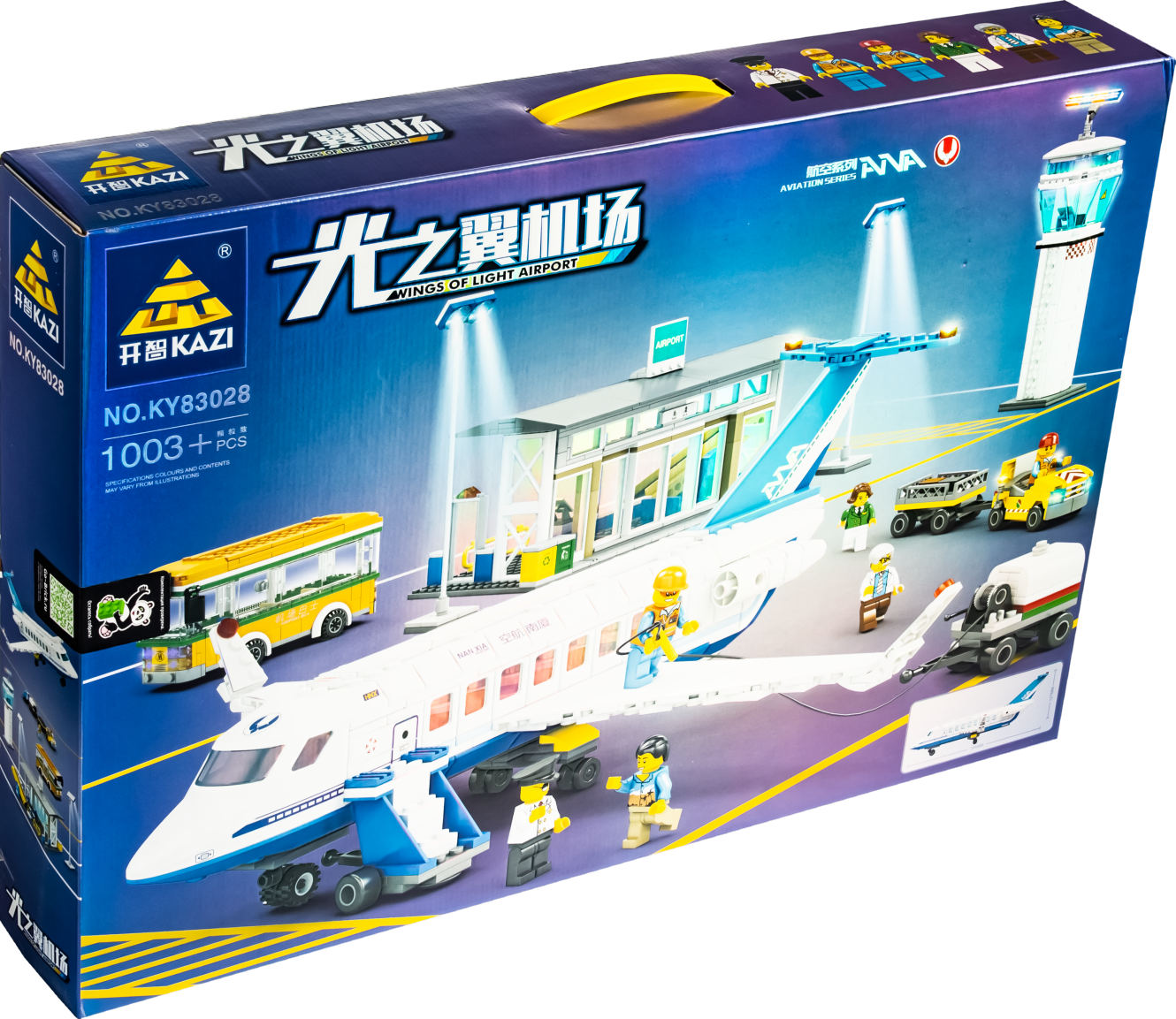 kazi-83028.jpg لگو فرودگاه هواپیما مسافربری برند KAZI کد 83028 - Image 1