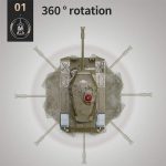 ماشین تانک مدل MILITARY TANK برند MZ کد 2298 - Image 4