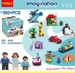 لگو کلاسیک 592 قطعه برند Decool کد 18100 - Image 3