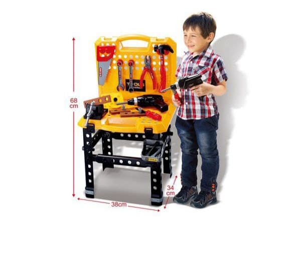 photo_2021-08-19_16-37-03.jpg ست اسباب بازی ابزار نجاری مدل kids tool کد 101 - Image 1