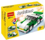 لگو ماشین 3 مدل Architect برند decool کد 3101