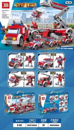 لگو ماشین آتش‌نشانی چند مدل CITY FIRE کد B102 - Image 3