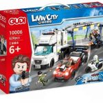 لگو ماشین پلیس مدل CITY LIVIN برند GUDI کد 10006