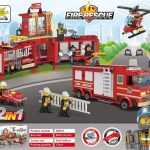 لگو 2in1 پایگاه آتش نشانی CITY FIRE کد SM710