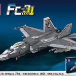 لگو هواپیمای جنگنده پیشرفته مدل FC-31 برند JIE STAR کد 61051
